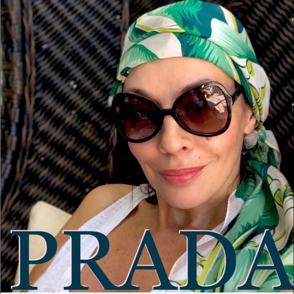 PRADA 56 mm butterfly sunglasses brown - Picture 2 of 10